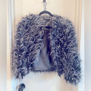 Funky pho fur jacket!